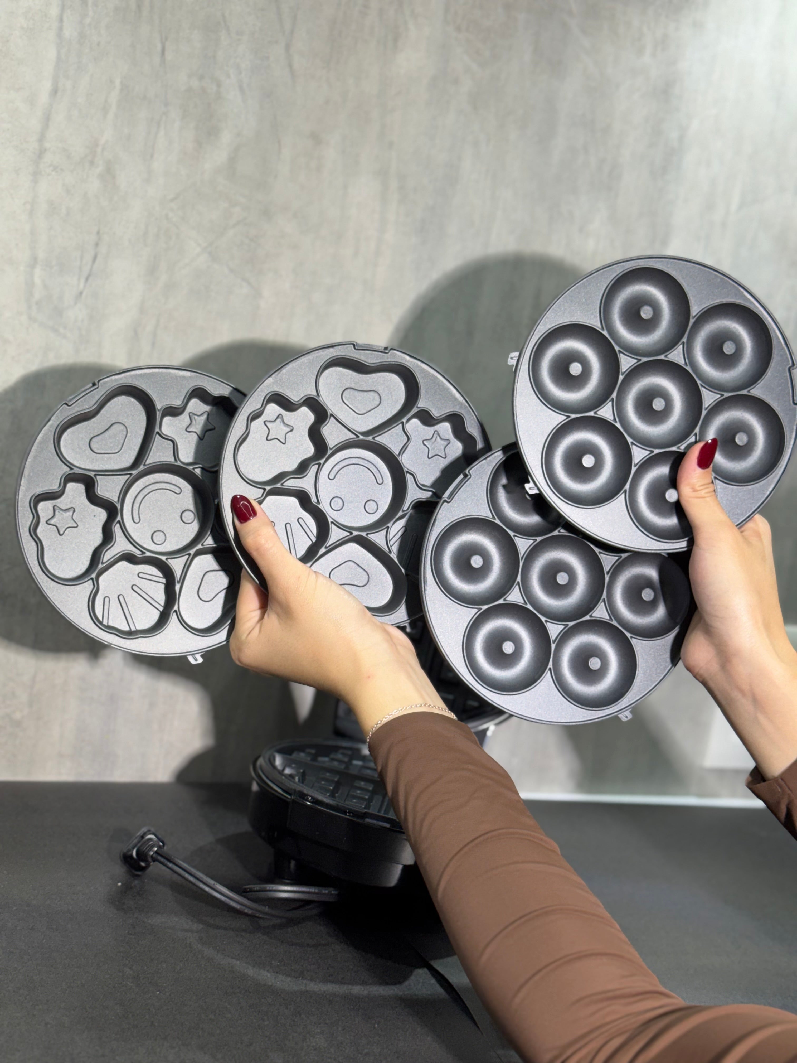 WAFLERA 3 EN 1 – SOKANY SK-08006 🧇🍩🐻