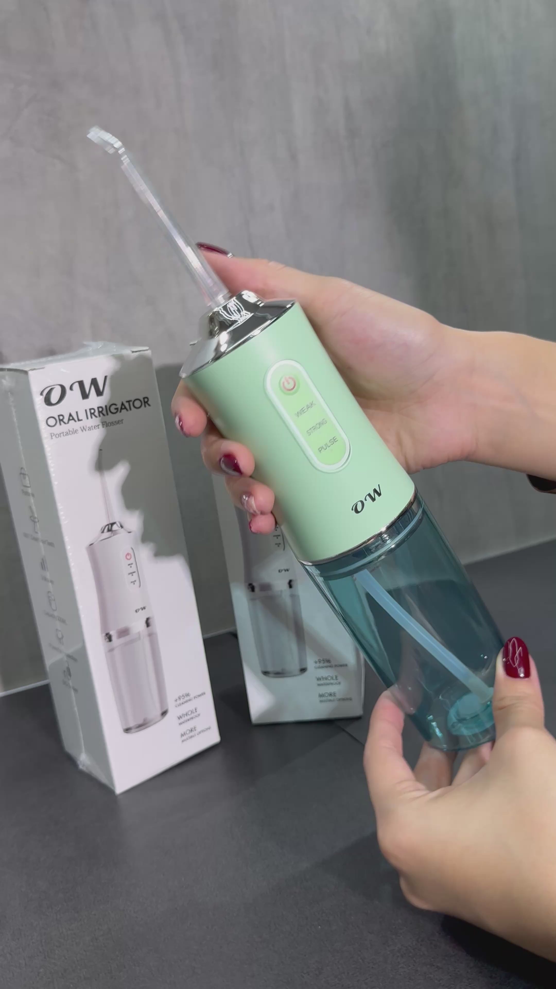 🦷 Irrigador Oral Portátil OW – Water Flosser🪥